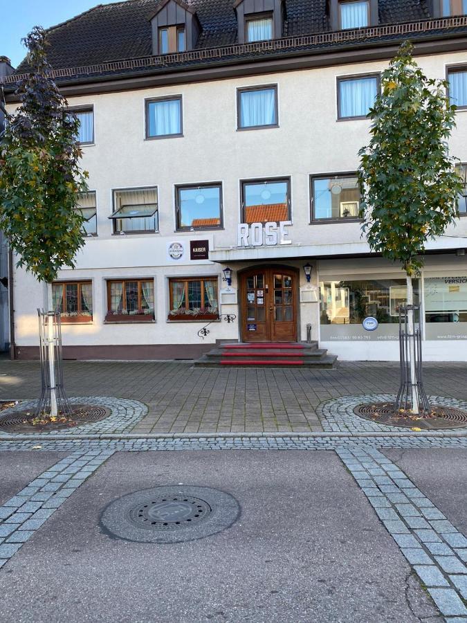 Hotel Goldene Rose Ebersbach an der Fils Екстериор снимка